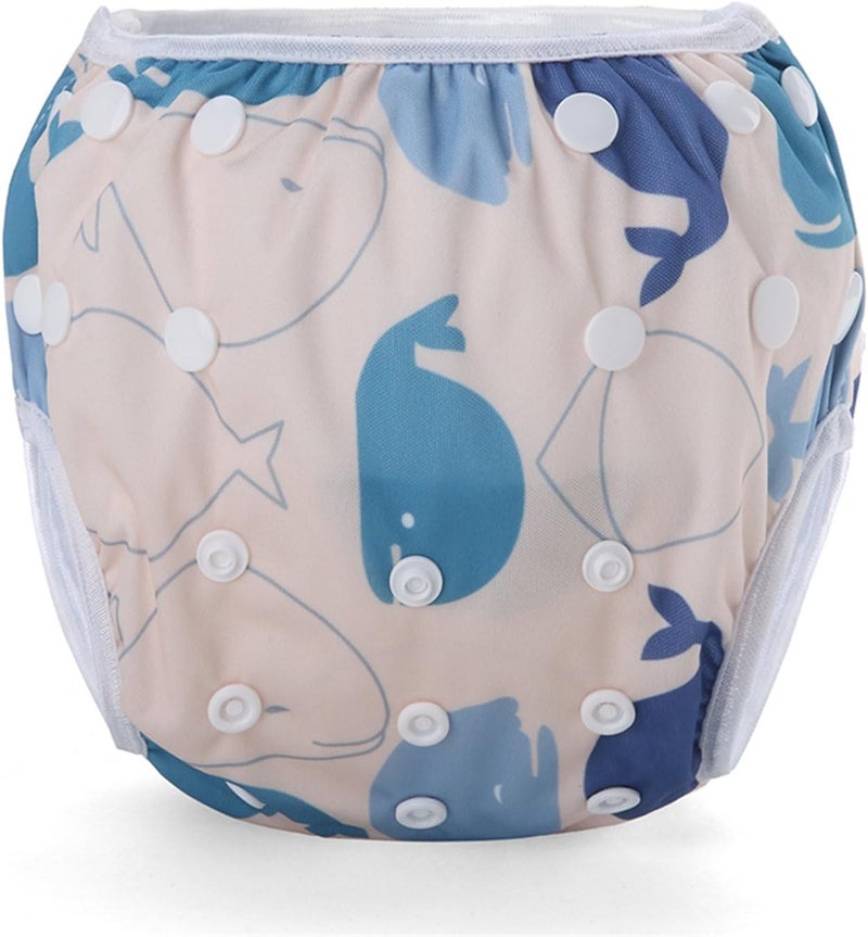storeofbaby Reusable Swim Diapers Covers Waterproof Swimming Pants for 8-36lbs Unisex Baby Pack of 2 - Image 2